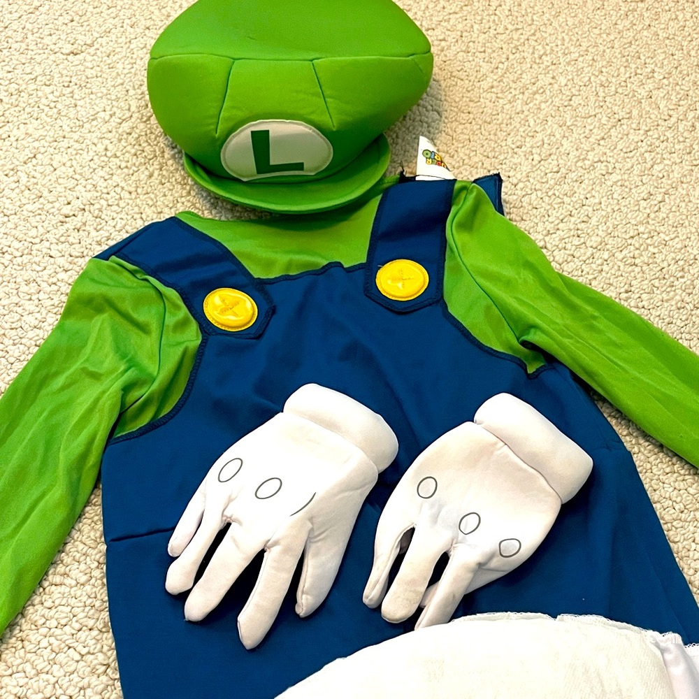 Luigi costume 3T-4T